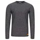 riverso Herren Pullover RIVOskar Rundhalsausschnitt Regular Basic Strickpullover Sweatshirt 100% Baumwolle Feinstrick Pulli Langarm Einfarbig Schwarz M, Größe:M, Farbe:Black (24000)