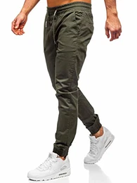 Herren Sporthose Trainingshose Jogginghose Fitnesshose Freizeithose Sport Style M.SARA KA951 Dunkelgrün M [6F6]