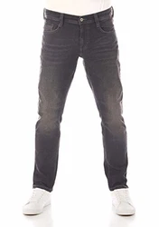 MUSTANG Herren Jeans Oregon Tapered Fit Stretch Denim Hose Blau/Grau/Schwarz
