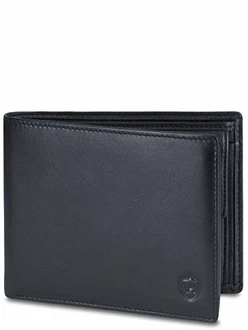 VON HEESEN® Geldbörse Herren mit RFID Schutz Schwarz VON HEESEN® Geldbörse Herren mit RFID Schutz Schwarz