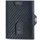VON HEESEN® Slim Wallet mit Münzfach & RFID-Schutz I Kartenetui Herren & Damen I Kreditkartenetui klein I Mini Geldbörse I Kartenhalter Portmonee Portemonnaie klein I Geldbeutel Carbon-Schwarz