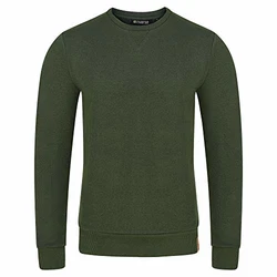riverso Herren Pullover RIVPhillip Sweatshirt Basic Rundhals Sweater Pulli Langarm Regular Fit Einfarbig Grün