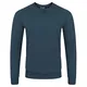 riverso Herren Pullover RIVPhillip Sweatshirt Basic Rundhals Sweater Pulli Langarm Regular Fit Einfarbig Blau M, Größe:M, Farbe:Navy (19400)