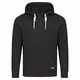 riverso Herren Kapuzenpullover RIVLuca Hoodie Sweatshirt Pullover Kapuze Kängurutaschen Regular Fit Einfarbig Baumwolle Schwarz M, Größe:M, Farbe:Black (24000)