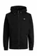 Jack & Jones Mens JCOAIR Zip Hood NOOS Cardigan Sweater, Black, M/