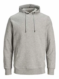 Male Hoodie Sweat MLight Grey Melange