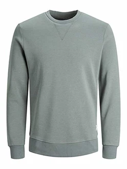 JACK & JONES Herren JJEBASIC Sweat Crew Neck NOOS 12181903 Sedona Sage JACK & JONES Herren JJEBASIC Sweat Crew Neck NOOS 12181903 Sedona Sage