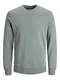 JACK & JONES Herren Jjebasic Crew Neck Noos Sweatshirt, Sedona Sage, L EU