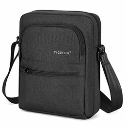 Herren Umhangetasche Cross Body Casual Messenger Bag Canvas Satchel fur Geldborse Handy Schlussel