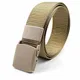 Miobo Unisex Gürtel Nylon Canvas Arbeitsgürtel für Damen und Herren, Stufenlos Verstellbarer Stoffgürtel mit Plastikschnalle GTA-05