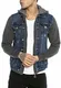 Redbridge Herren Jeansjacke mit Kapuze Sweatjacke Denim Übergangsjacke Anthrazit M