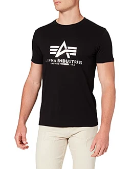 Alpha Industries Basic Foil Print T-Shirt Alpha Industries Basic Foil Print T-Shirt