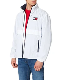 Herren TJM Nylon Yoke Jacke Daunenmantel, White, M