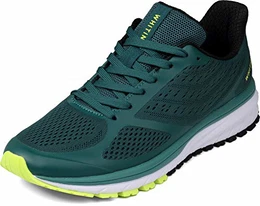 Laufschuhe Herren Damen Hallenschuhe Turnschuhe Traillauf Sneakers Männer Sportschuhe Straßenlaufschuhe Schnüren Joggingschuhe Fitness Schuhe Grün Größe 43