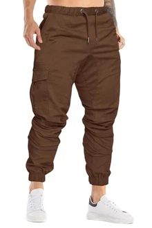 Cindeyar Herren Slim Fit Casual Jogger Sporthose Freizeithose Cargo Chino Jeans Hose