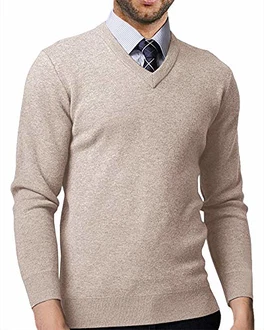 Gemijacka Pullover Herren V Ausschnitt Strickpullover Hemd Slim Fit Unterzieh Sweatshirt Feinstrick