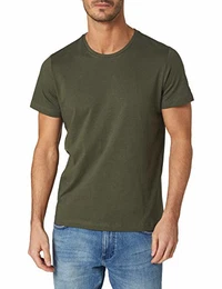 Herren 2119128 T Shirt, Olive, L EU