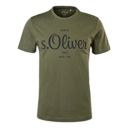 Herren 130.10.106.12.130.2063452 T-Shirt, khaki/oliv, M