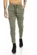 Red Bridge Herren Jogger Denim Cargo Hose Colored Jeans Jeanshose schmales Bein Khaki W32 L32