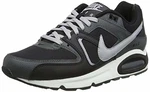 Nike Herren Air Max Command Leather Turnschuhe Schwarz/Wolf Grau/Eisen Grau/Weiß
