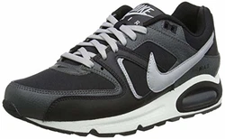 Nike Herren Air Max Command Leather Turnschuhe Schwarz/Wolf Grau/Eisen Grau/Weiß
