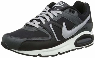 Nike Herren Air Max Command Leather Turnschuhe Schwarz/Wolf Grau/Eisen Grau/Weiß Nike Herren Air Max Command Leather Turnschuhe Schwarz/Wolf Grau/Eisen Grau/Weiß