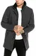 Redbridge Herren Mantel Jacke Winter Classy Chic Elegant Transformable Honeycomb Anthrazit M