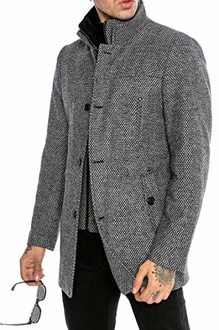 Redbridge Herren Mantel Jacke Winter Transformable Honeycomb Kurzmantel Cannock Grau Redbridge Herren Mantel Jacke Winter Transformable Honeycomb Kurzmantel Cannock Grau