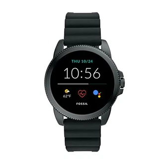 Fossil Touchscreen Smartwatch 5E. Generation Schwarz