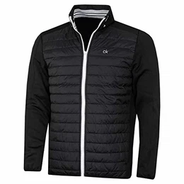 Herren Hyrbid Jacke - Schwarz/Silber - M.