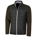 Calvin Klein Herren Hybrid Jacke Holzkohle/Schwarz