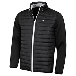 Herren Hyrbid Jacke - Schwarz/Silber - S.