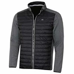 Calvin Klein Herren Hybrid Jacke Anthrazit/Schwarz