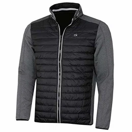 Herren Hyrbid Jacke - Anthrazit/Schwarz - M.