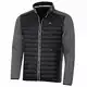 Calvin Klein Herren Hyrbid Jacke - Anthrazit/Schwarz - M.