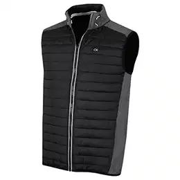 Herren Hybrid Gilet - Holzkohle/Schwarz - M.