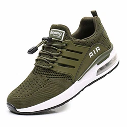 Chueuv Sportschuhe Herren Damen Laufschuhe Leicht Turnschuhe Atmungsaktiv Sneakers Straßenlaufschuhe Luftkissenschuhe Running Jogging Schuhe Gym Athletic Outdoor Grün