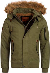 Indicode Pennington Winterjacke Army