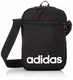 adidas Essentials Logo Schultertasche, Schwarz-Weiss, 0