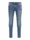 Herren O&S Slim Fit Jeans Basic Hose Denim Pants ONSLOOM Tapered Trousers Stoned Washed, Farben:Blau, Größe Jeans:32W / 32L