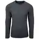 Baxboy Strickpullover Herren Two Tone Rundhals Pullover Grobstrick B-6240, Farbe:Anthrazit, Größe:M