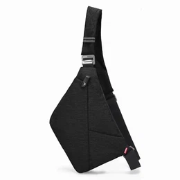 Umhängetaschen Herren Wasserfeste Mini Bauchtasche Mehrere Taschen Schultertasche Anti-Diebstahl Sling Bag Crossbody Tasche Brusttasche für Männer und Frauen