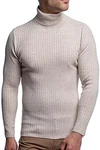 Karl's People Herren Feinstrick Rollkragenpullover K-107 Beige