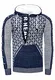 Rusty Neal Kapuzenpullover Herren Pullover einzigartigem Design Streetwear Strickpullover mit Zipper 362, Farbe:Petrol, Größe S-3XL:M