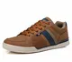 AX BOXING Freizeitschuhe Herren Sneaker Walkingschuhe Mode Schuhe Leichte Sportschuhe Größe 41-46 (Braun, Numeric_43)