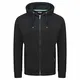 riverso Herren Kapuzenjacke RIVNils Sweatjacke Sweatshirt Kapuzenpullover Hoodie Kapuze Reißverschluss Basic Einfarbig Baumwolle Schwarz M, Größe:M, Farbe:Black (24000)
