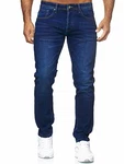 Elara Herren Jeans Slim Fit Hose Denim Stretch Chunkyrayan Blau (EL368D1) Elara Herren Jeans Slim Fit Hose Denim Stretch Chunkyrayan Blau (EL368D1)