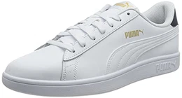 Unisex Smash v2 L Sneaker, Weiß, 43 EU