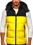 BOLF Herren Weste Bodywarmer Steppweste Funktionsweste Outdoor Freizeit Sport Style [1U1] Gelb (1U1)