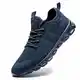 Herren Sneakers Laufschuhe Turnschuhe Sportschuhe Running Schuhe Freizeit Straßenlaufschuhe Fashion Leichtgewichts Atmungsaktiv Walkingschuhe Outdoor Fitness Jogging Sportsschuhe Blau 41 EU